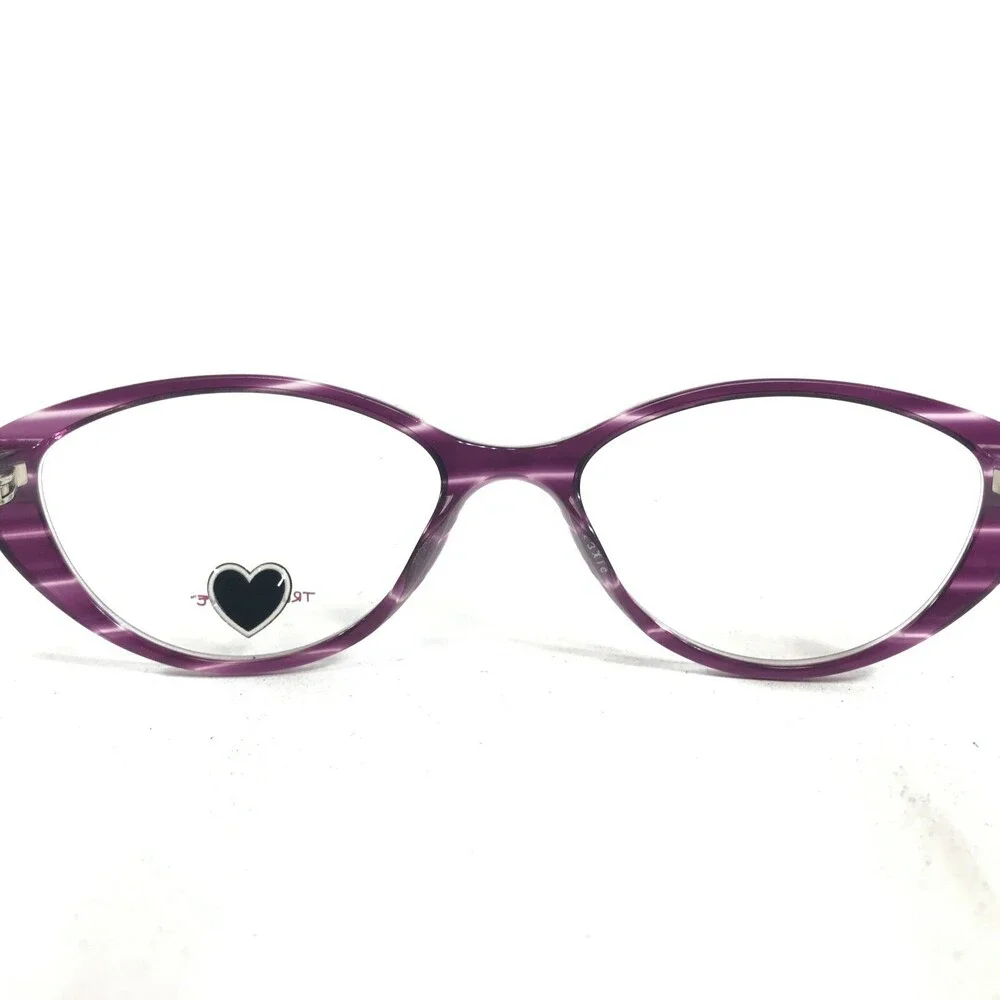 Truth & Love T & L 04 COL 80 Eyeglasses Frames Purple Horn Oval 52-16-135